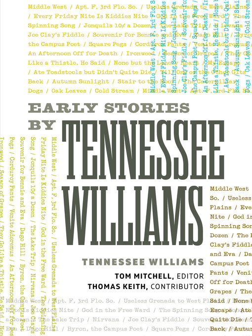 Title details for Early Stories by Tennessee Williams by Tennessee Williams - Available